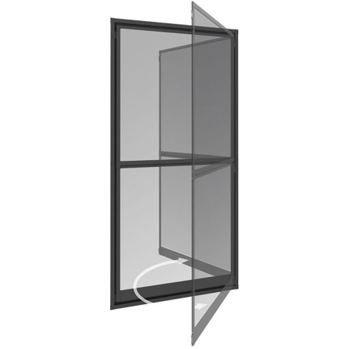 Windhager insectenscherm Expert draaideur 100x210 2