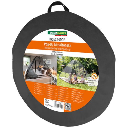 Windhager Insectenscherm Pop-Up Muggennet Antraciet 2