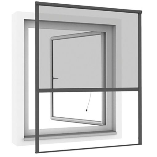 Windhager Insectenscherm Plus Inhangrollo Antraciet 2