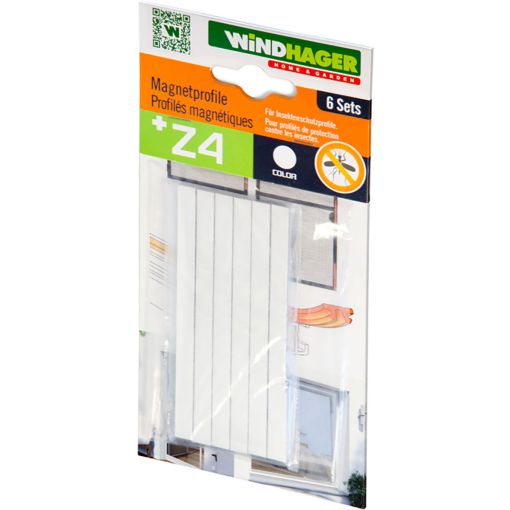 Windhager Insectenscherm Magnetprofielen Magnetsluiters Wit 2