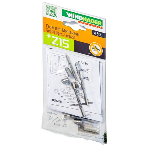 Windhager vliegenscherm veerpin-montageset, 4 stuks 2