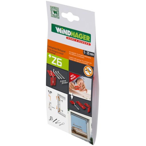 Windhager insectenscherm EH-veer montageset 5-35 2