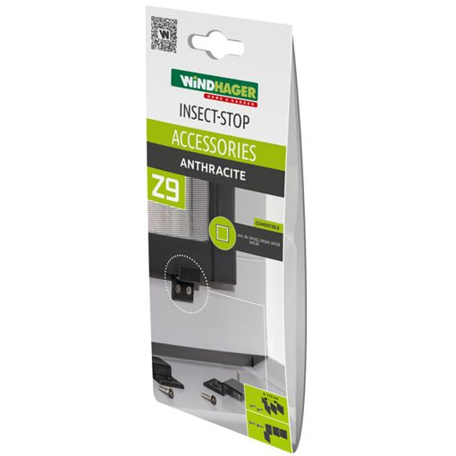 Windhager vliegenscherm ophang hoeken set 2