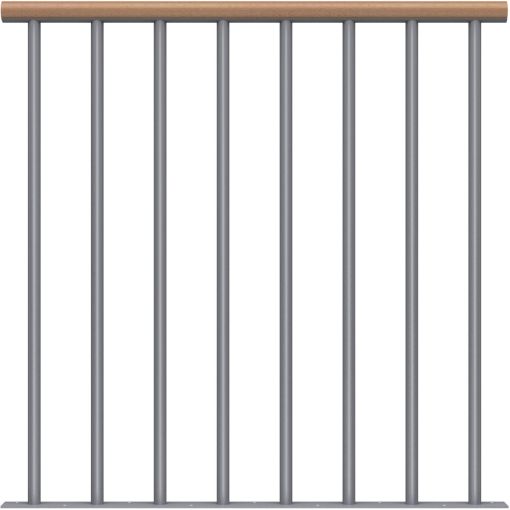 DOLLE balustrade voor middenboom trap 2