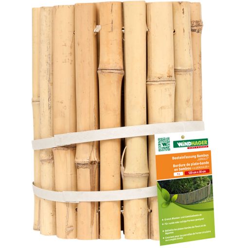 Windhager bedrand bamboe opgerold 120x30 2
