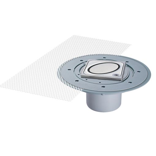 KESSEL Variofix vloerafvoer dunbedopzetstuk designrooster 2