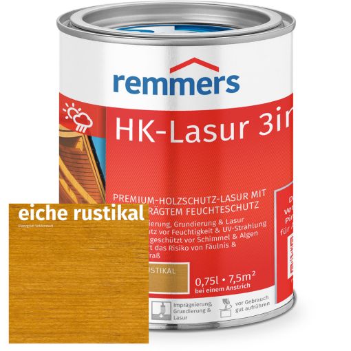 Remmers HK-Lasur 3in1 eik rustiek 2