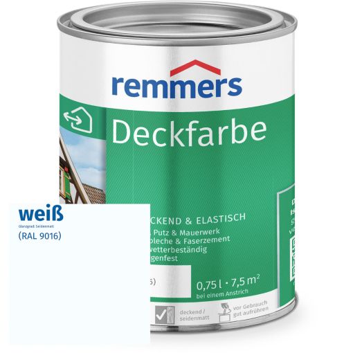 Remmers Deckfarbe wit 2