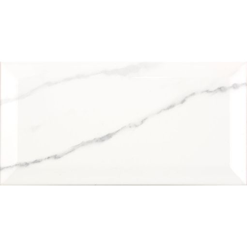 Facettegels Metro Carrara glanzend 10x20 2