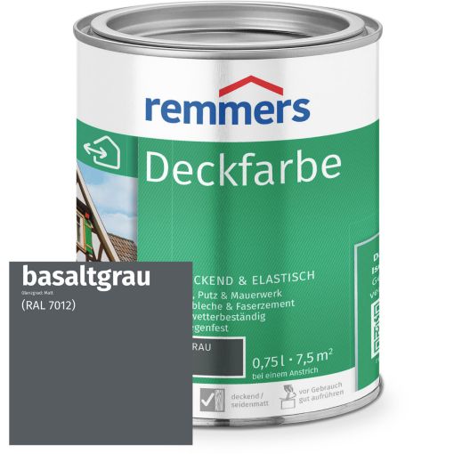 Remmers Deckfarbe basaltgrijs RAL 7012 2