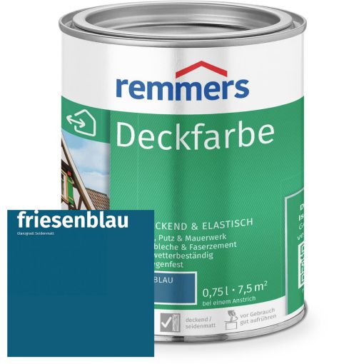 Remmers Deckverf friesenblau 2