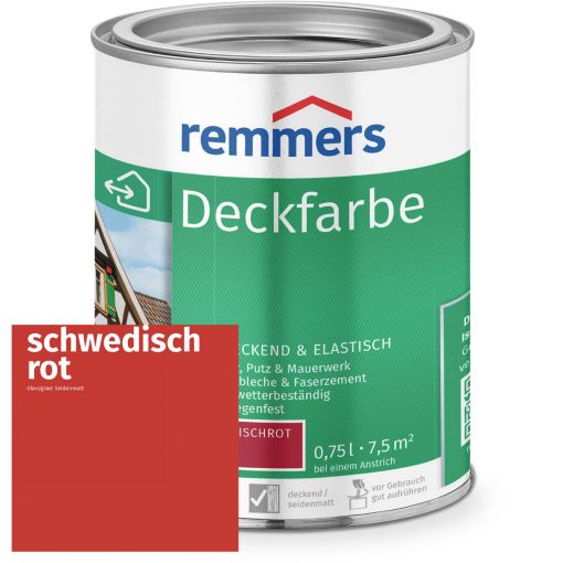 Remmers Deckverf zweeds rood 2