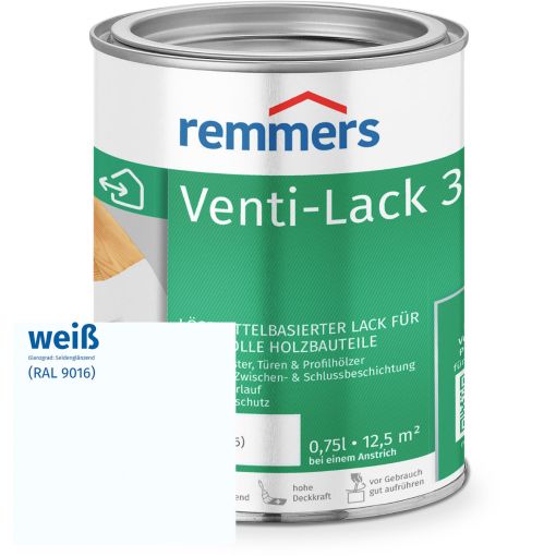 Remmers Venti-Decklack 3in1 wit RAL 2