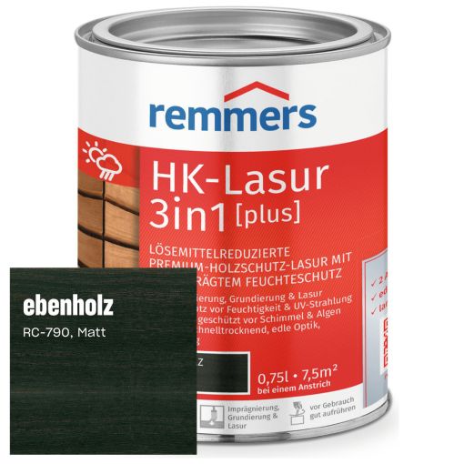 Remmers HK-Lasur 3in1 plus ebbenhout 2