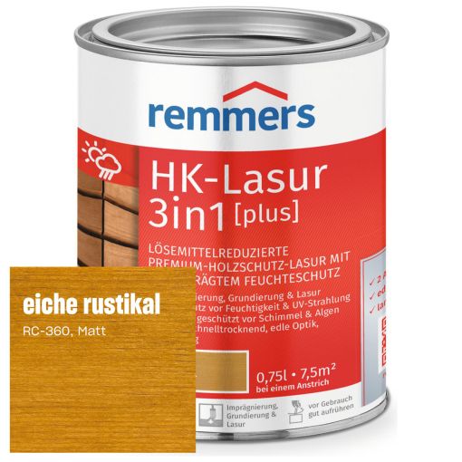 Remmers HK-Lasur 3in1 plus rustiek 2