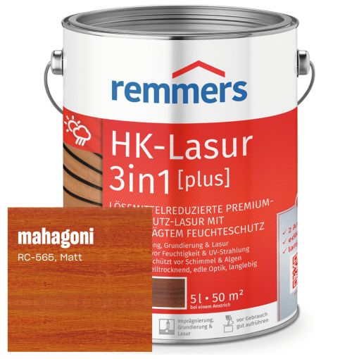 Remmers HK-Lasur 3in1 plus mahonie 2