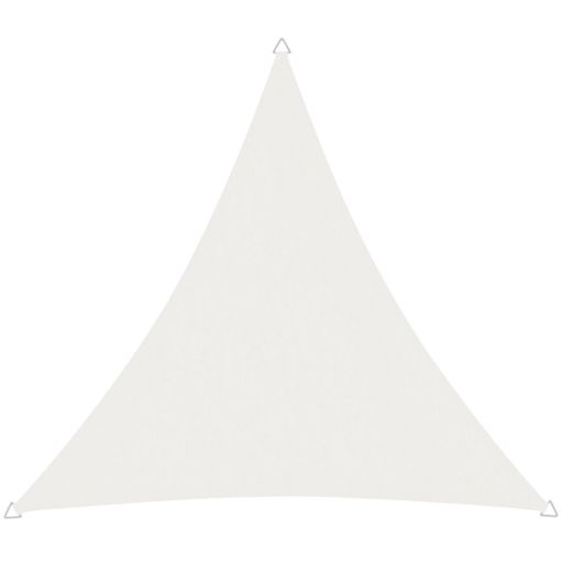 Windhager Zonnezeil CANNES Driehoek wit 2