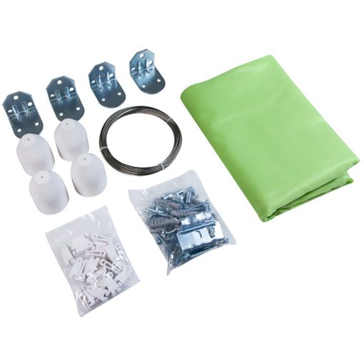 Windhager Seilspantechnik zonnezeil-set 270x140 cm 2