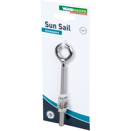 Windhager Oogschroef 10 cm, Roestvrijstaal 2