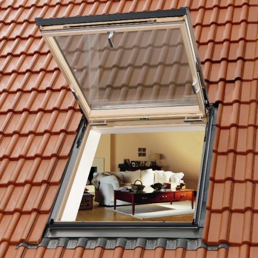 VELUX uitstapvenster GTL 3066 hout/douglas 2