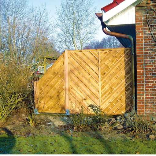 T&J schutting Maxi-Diagonal aansluiting zichtscherm 2