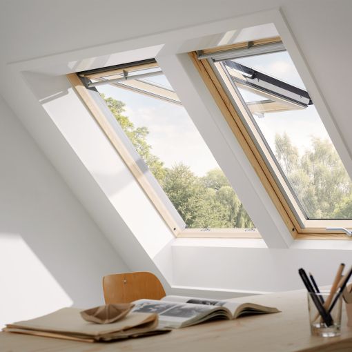 VELUX dakraam GPL 3067 klapraam-zwaairaamprofiel 2