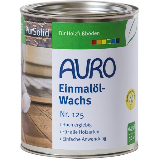AURO Eenmaligolie-wax nr. 125 houtbescherming 2