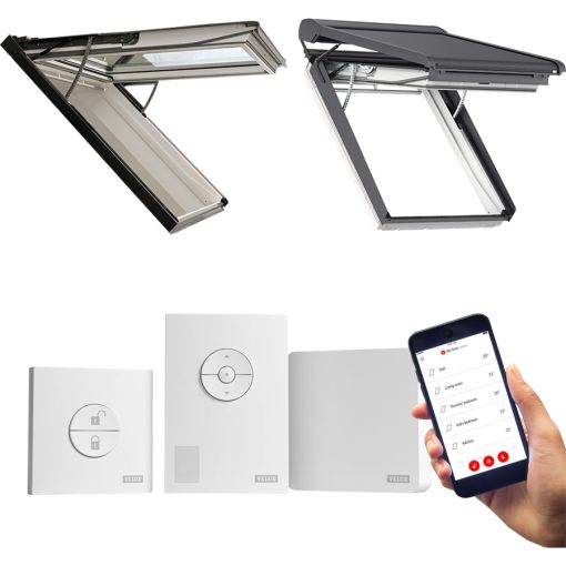 VELUX actiemeeraamramen Elektro klapschuifvenster INTEGRA® 2