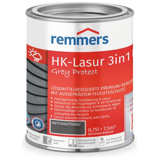 Remmers HK-Lasur 3in1 Grey-Protect plus 2