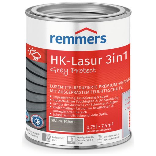 Remmers HK-Lasur 3in1 Grey-Protect plus 2