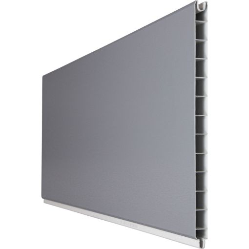 GroJa BasicLine PVC-steekzaun schutting Zilvergrijs 2