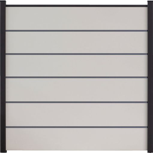 GroJa BasicLine Premium PVC-steekzaun schutting 2