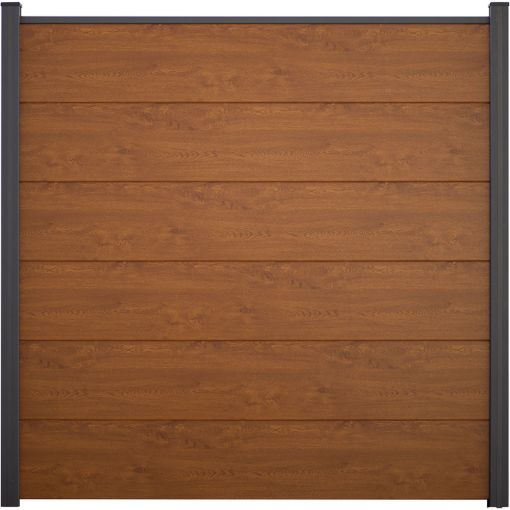 GroJa BasicLine PVC-steekzaun Schutting Gouden 2