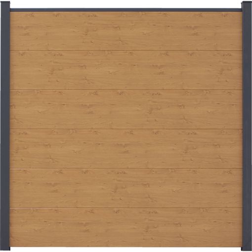 GroJa BasicLine pvc-steekzaun schutting Asteiche 2