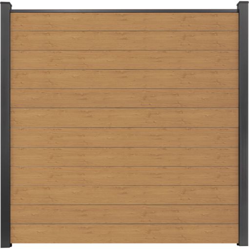GroJa BasicLine schmall PVC-steekzaun privacymat 2