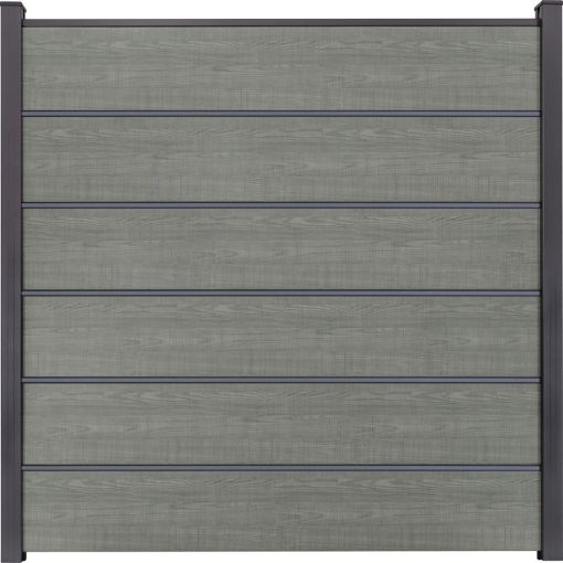 GroJa BasicLine Premium PVC-steekzaun schutting 2