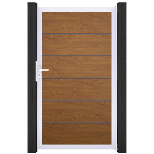 GroJa Eenhekwerk BasicLine Premium PVC-Steekzaun 2