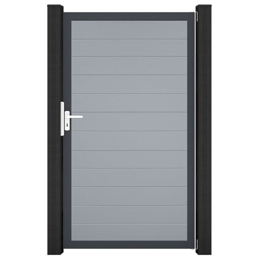 GroJa Enkelsection BasicLine smal PVC-steekzaun 2