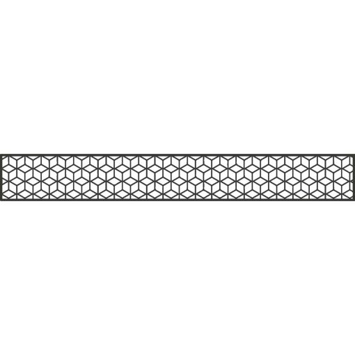 GroJa Steekzaun Designinzet Cube Aluminium 2
