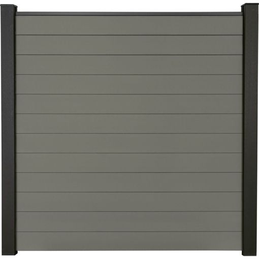 GroJa Solid Steekzaun Schutting Grijs 2