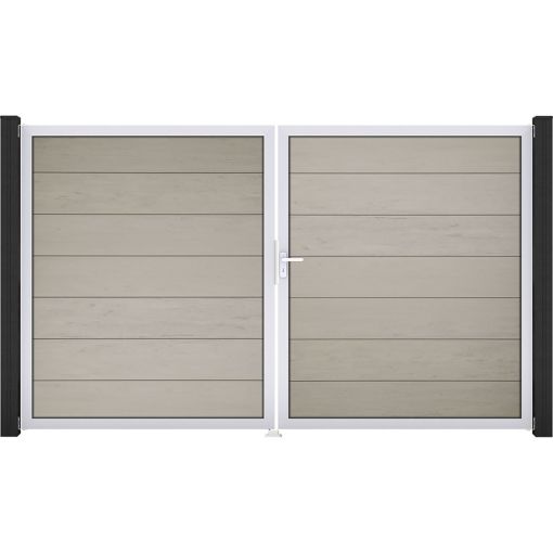 GroJa Doppeltor Solid Grande Steekzaun 2