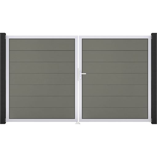 GroJa Doppeltor Solid Grande Steekzaun 2