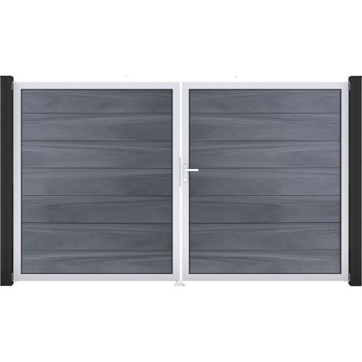 GroJa Doppeltor Solid Grande Steekzaun 2