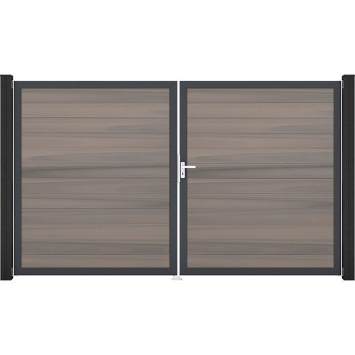 GroJa Doppelpoort Solid Steekzaun Bi-Color 2
