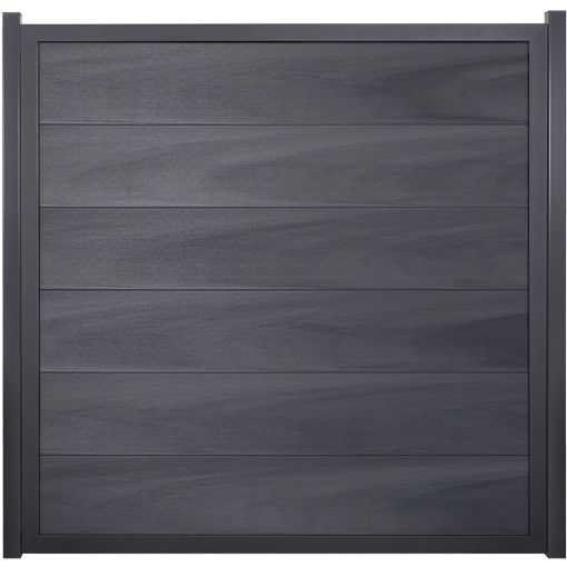 GroJa Viento schutting grijs co-geëxtrudeerd 2