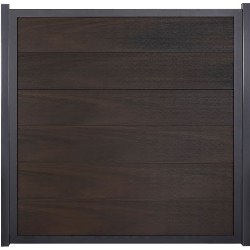 GroJa Viento schutting walnoot co-geëxtrudeerd 2