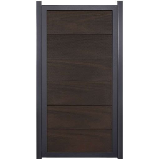 GroJa Viento schutting hoogkantig Walnoot 2
