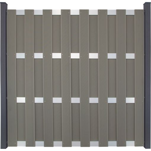 GroJa Afgewerkte schutting Schutting Lichtgrijs 2