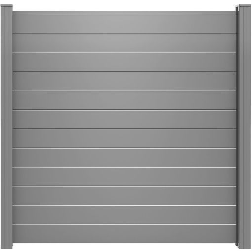GroJa Lumino Aluminium steekzaun-element schutting 2