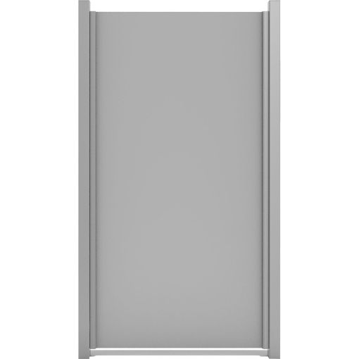 GroJa Premo HPL-schutting Uni Grijs 2